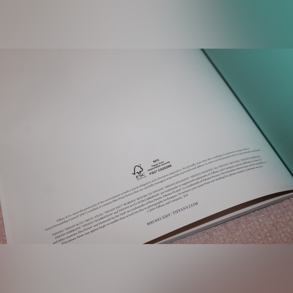 Tiffany & Co Catalog Book 2014 - Picture 2 of 3